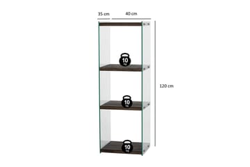 Lepinas Bokhylla 40 cm - Antracit - Förvaring - Hylla - Bokhylla