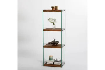 Lepinas Bokhylla 40 cm i Valnötsutseende - Natur - Förvaring - Hylla - Bokhylla