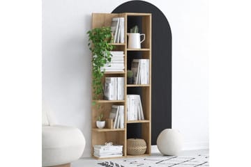 Makhan Bokhylla 60x18 cm Brun - Hanah Home - Förvaring - Hylla - Bokhylla