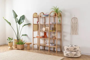 Makwana Bokhylla 120 cm - Natural - Förvaring - Hylla - Bokhylla