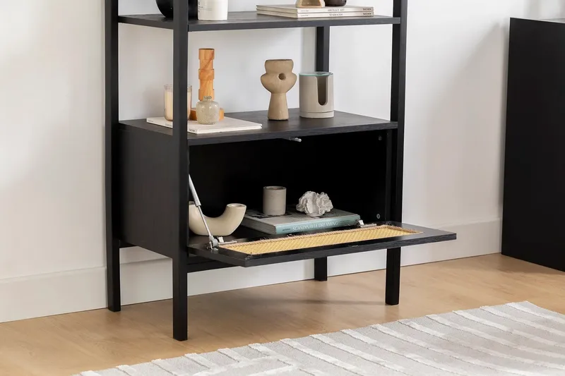 Makwana Bokhylla 76 cm - Svart - Förvaring - Hylla - Bokhylla