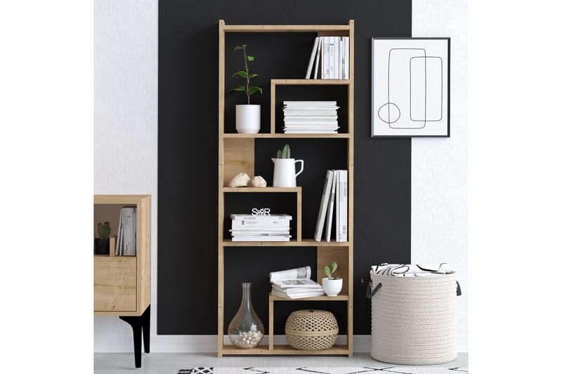 Megg Bokhylla 60x15 cm Brun - Hanah Home - Förvaring - Hylla - Bokhylla