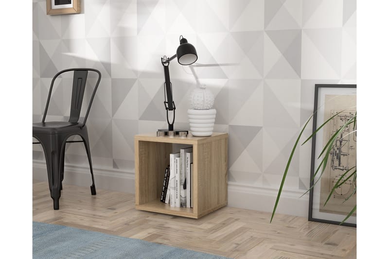 Micheala Bokhylla 40x40 cm - Brun - Förvaring - Hylla - Bokhylla