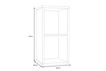 Micheala Bokhylla 40x73 cm - Brun - Förvaring - Hylla - Bokhylla