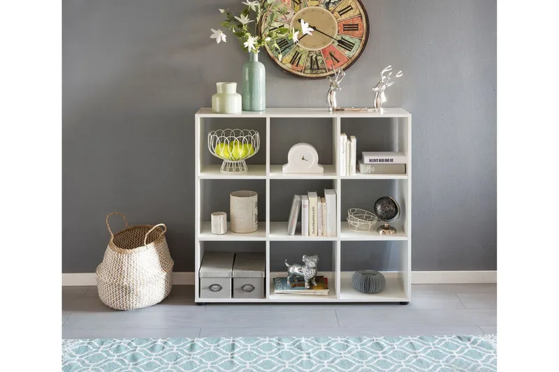 Milahn Bokhylla 108x29 cm - Vit - Förvaring - Hylla - Bokhylla