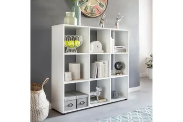 Milahn Bokhylla 108x29 cm - Vit - Förvaring - Hylla - Bokhylla