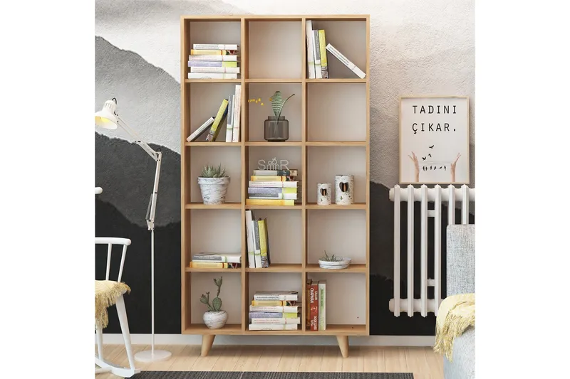 Mod Design Bokhylla - Ek - Förvaring - Hylla - Bokhylla