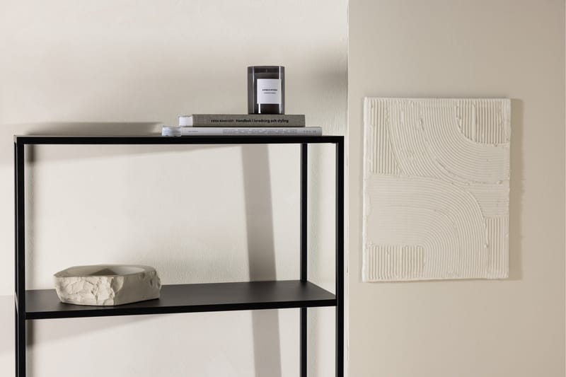 Montevideo Svart Bokhylla 70 cm i Metall - Svart - Förvaring - Hylla - Bokhylla