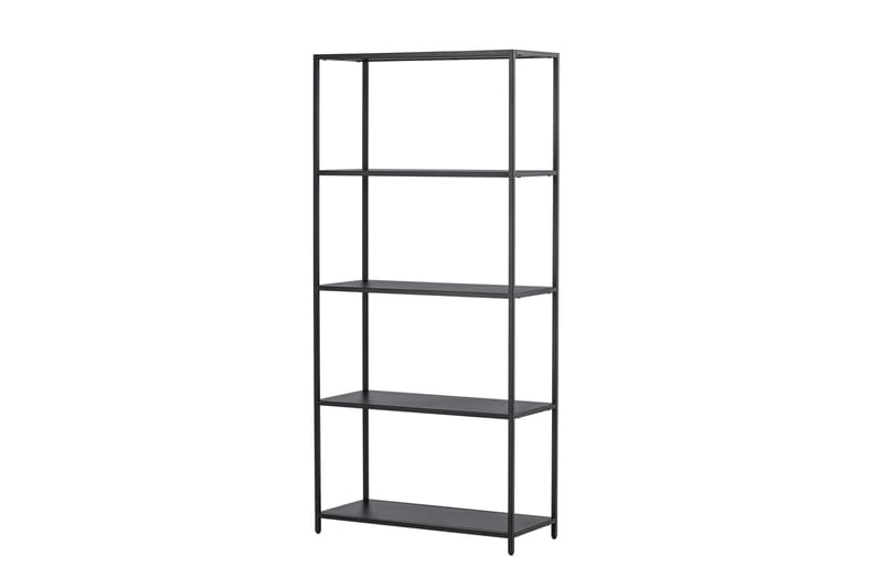 Montevideo Svart Bokhylla 70 cm i Metall, Svart