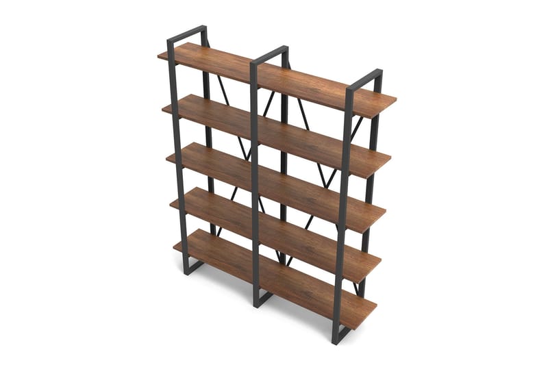 Numandro Bokhylla 154,8 cm i Teak - Brun - Förvaring - Hylla - Bokhylla