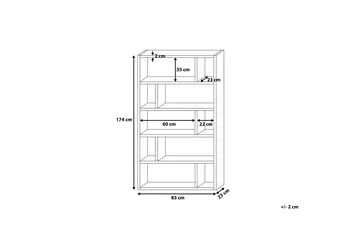 Orilla Hylla 83 cm - Trä/Natur - Förvaring - Hylla - Bokhylla