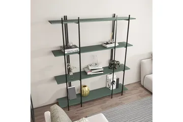 Painesville Bokhylla 160 cm - Svart/Green - Förvaring - Hylla - Bokhylla