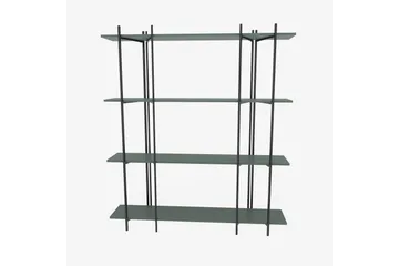 Painesville Bokhylla 160 cm - Svart/Green - Förvaring - Hylla - Bokhylla