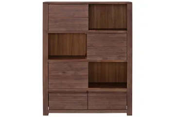 Paulina Bokhylla 100 cm - Akacia/Brun - Förvaring - Hylla - Bokhylla