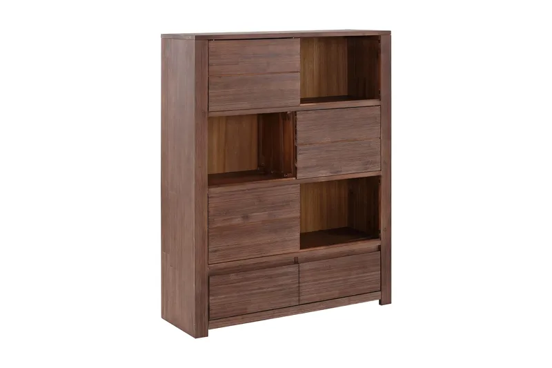 Paulina Bokhylla 100 cm, Akacia/Brun