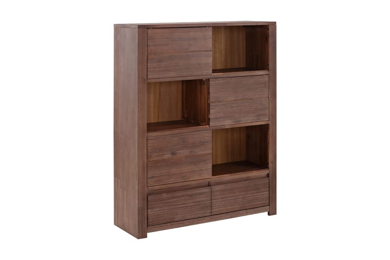 Paulina Bokhylla 100 cm, Akacia/Brun