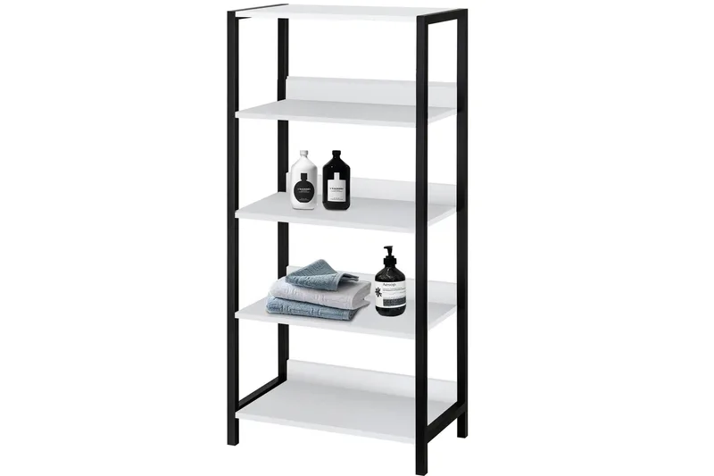 Plattpark Bokhylla 35x60 cm - Vit/Svart - Förvaring - Hylla - Bokhylla