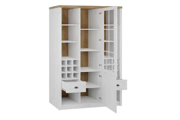 Prowansja Bokhylla 140 cm - Vit/Trä - Förvaring - Hylla - Bokhylla