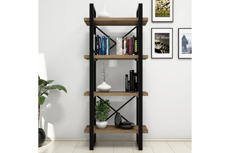 Puqa Design Bokhylla - Trä - Förvaring - Hylla - Bokhylla