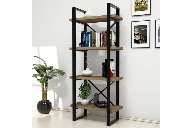 Puqa Design Bokhylla - Trä - Förvaring - Hylla - Bokhylla