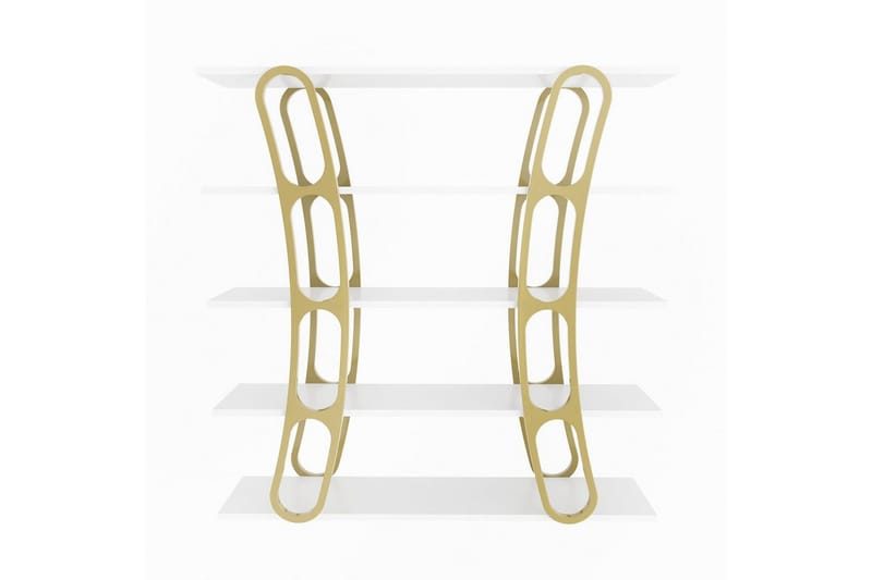 Bokhylla Quenla Vit / Rany - Vit / Rany - Förvaring - Hylla - Bokhylla