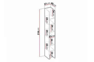 Rathmore Bokhylla 27x40 cm Light wood - Förvaring - Hylla - Bokhylla