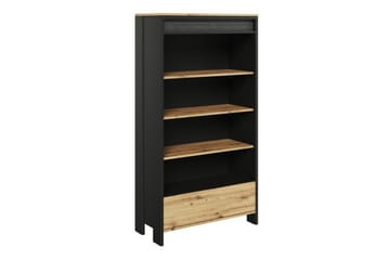 Rathmore Bokhylla 72 cm i Ek - Svart - Förvaring - Hylla - Bokhylla