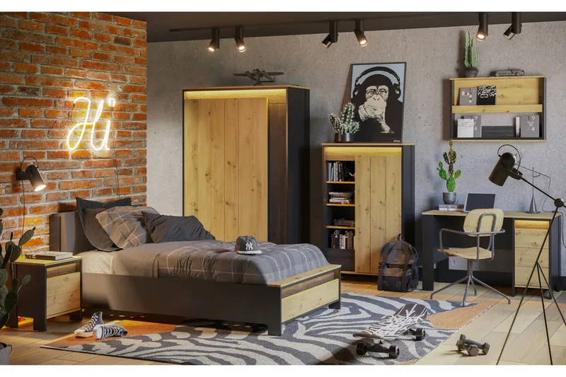 Rathmore Bokhylla 72x39 cm - Svart - Förvaring - Hylla - Bokhylla