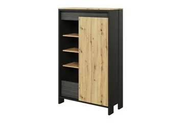 Rathmore Bokhylla 87 cm i Ek - Antracit - Förvaring - Hylla - Bokhylla