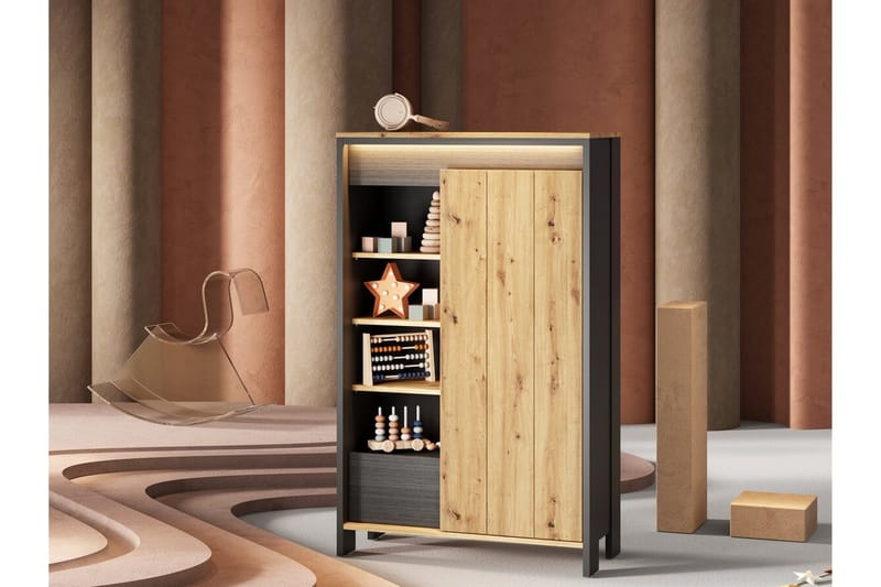 Rathmore Bokhylla 87x38 cm - Svart - Förvaring - Hylla - Bokhylla