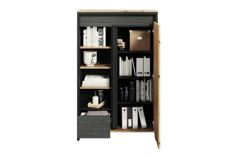 Rathmore Bokhylla 87x38 cm - Svart - Förvaring - Hylla - Bokhylla