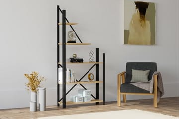 Rinorea Bokhylla 80x169,5 cm - Blå - Förvaring - Hylla - Bokhylla