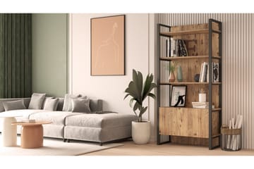 Rinorea Bokhylla 90x180 cm - Grön - Förvaring - Hylla - Bokhylla