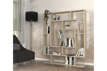 Bokhylla Sarmasik 124,8 cm - Beige - Förvaring - Hylla - Bokhylla