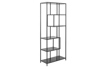 Seaford Bokhylla 77 cm i Metall - Svart - Förvaring - Hylla - Bokhylla