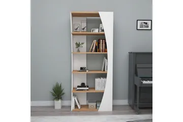 Selge Bokhylla 63,6 cm i Ek - Vit - Förvaring - Hylla - Bokhylla