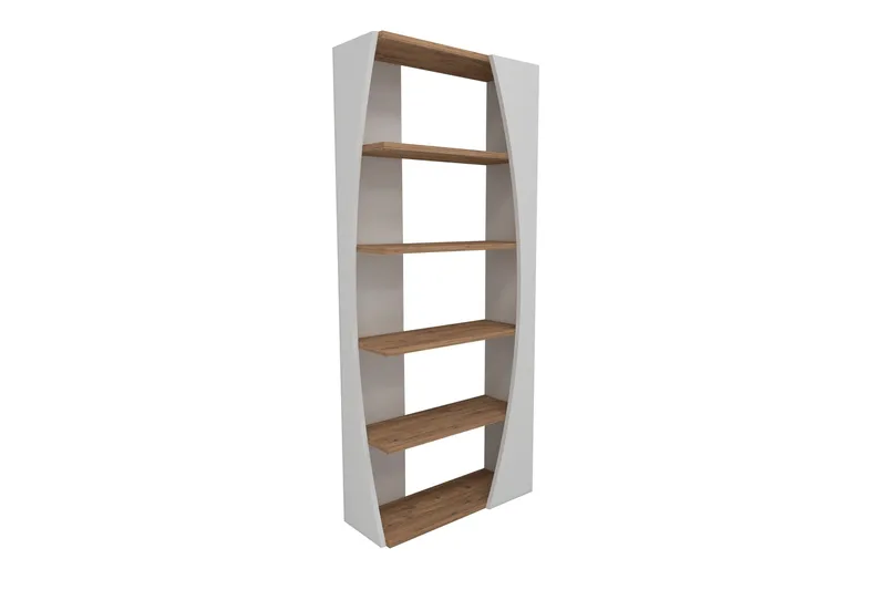 Selge Bokhylla 63,6 cm i Ek - Vit - Förvaring - Hylla - Bokhylla
