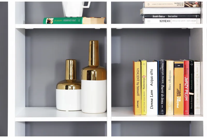 Singleton Bokhylla 107 cm - Vit - Förvaring - Hylla - Bokhylla