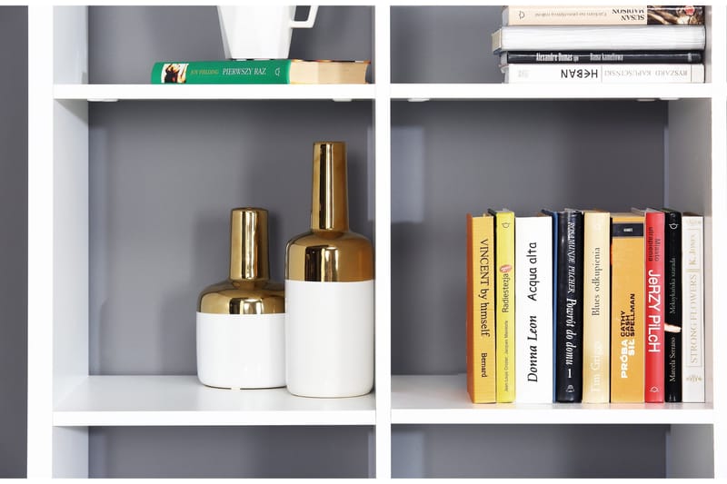 Singleton Bokhylla 107 cm - Vit - Förvaring - Hylla - Bokhylla