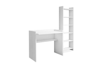 Skrivbord och Bokhylla Venne 90 cm - Vit - Förvaring - Hylla - Bokhylla