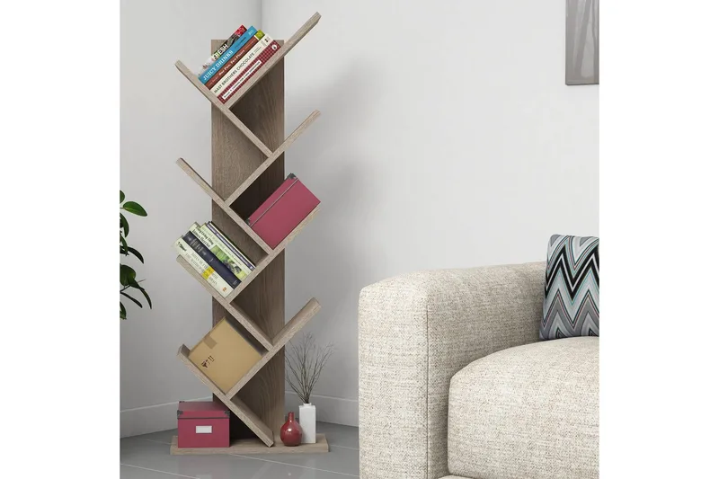 Spearin Bokhylla 22 cm i Valnöt - Beige - Förvaring - Hylla - Bokhylla