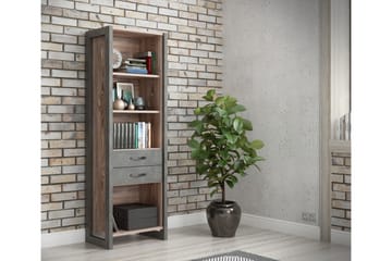 Strumica Bokhylla 43x68 cm - Brun/Grå - Förvaring - Hylla - Bokhylla