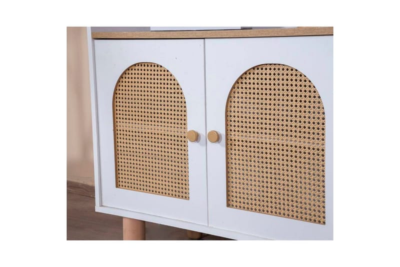 Bokhylla Terra Vit / Ek - Vit - Förvaring - Hylla - Bokhylla