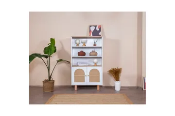 Bokhylla Terra Vit / Ek - Vit - Förvaring - Hylla - Bokhylla