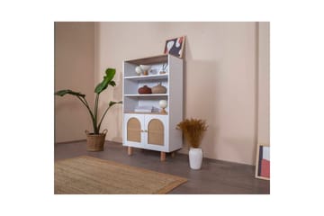 Bokhylla Terra Vit / Ek - Vit - Förvaring - Hylla - Bokhylla