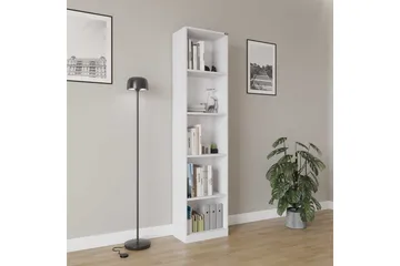 Bokhylla Ticoman Vit - Vit - Förvaring - Hylla - Bokhylla