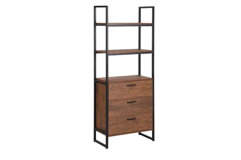Tifton Bokhylla 61 cm i Mörkt Trä, Brun