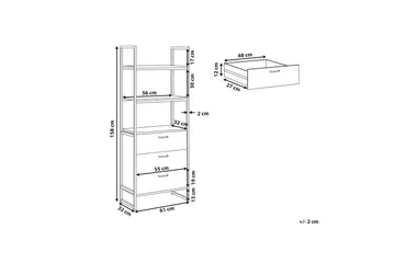 Tifton Hylla - Trä/Natur - Förvaring - Hylla - Bokhylla