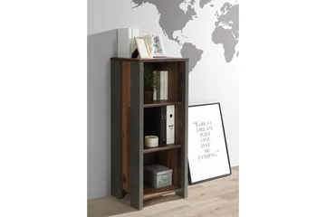 Torelles Bokhylla 47x115 cm - Mörkbrun - Förvaring - Hylla - Bokhylla