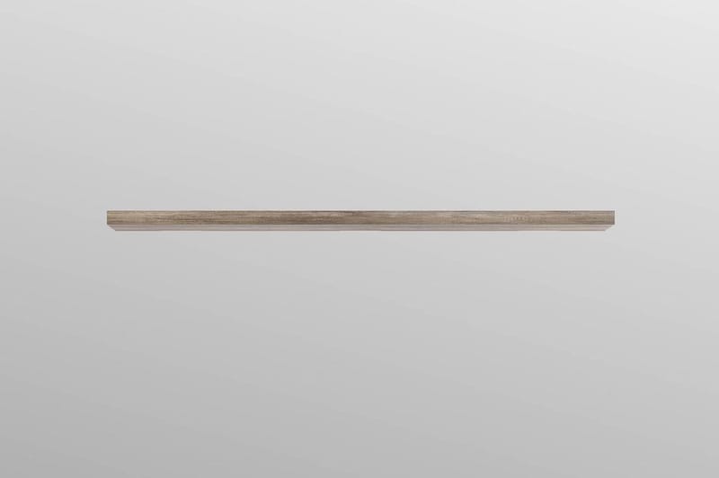 Vägghylla Breage 25x140 cm - Brun - Bokhylla